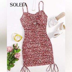 Floral Print Women's Dress